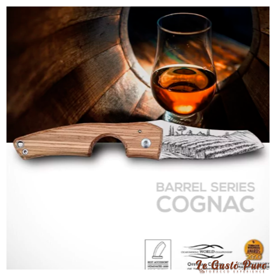 Cortador charutos LES FINES LAMES Le Petit barrel cognac