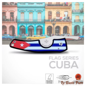 Cortador charutos LES FINES LAMES Le Petit cuba flag dark