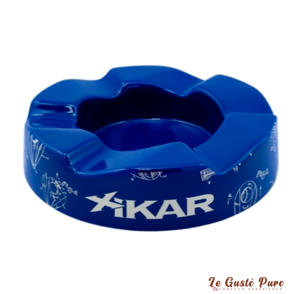 Cinzeiro para charutos XIKAR Wave 2 cerâmica azul