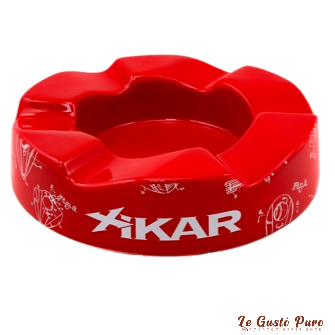 Cinzeiro para charutos XIKAR Wave 2 cerâmica vermelho