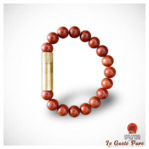 Furador charutos LES FINES LAMES Bracelete brass red jasper L