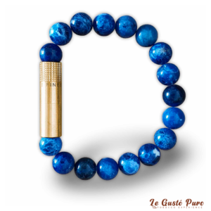 Furador charutos LES FINES LAMES Bracelete brass sodalite L