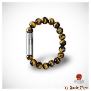 Furador charutos LES FINES LAMES Bracelete steel tiger eye L